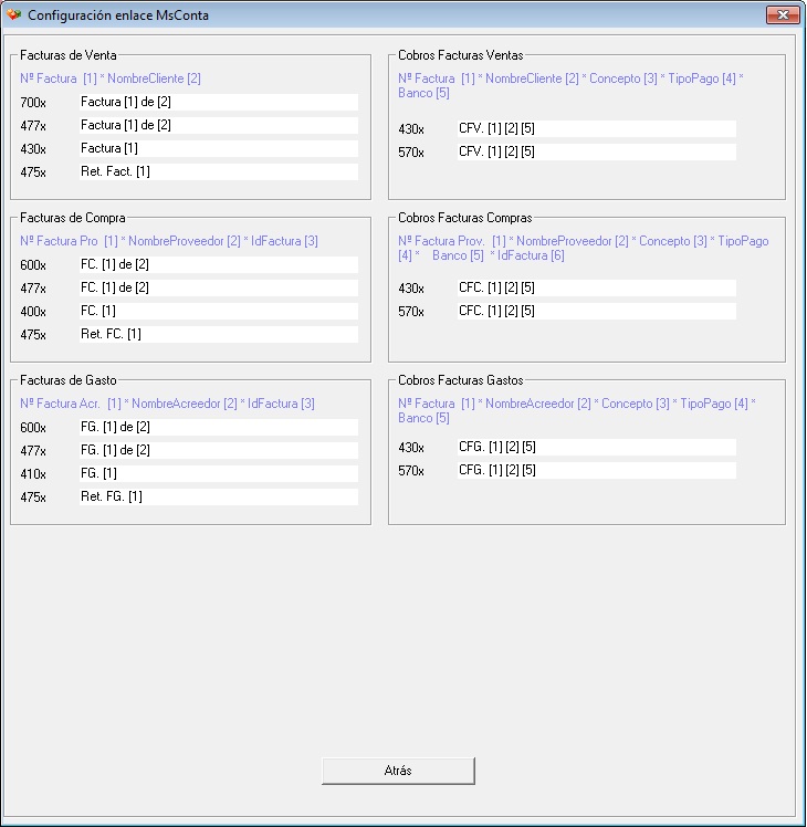 039 - Configurar literales para contabilidad